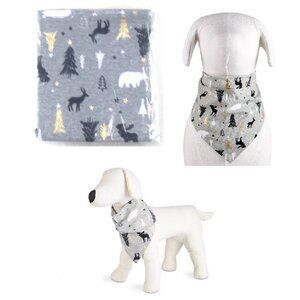 BIN Family PJs Pet Dog Bandana Winter Trees Choose Size New